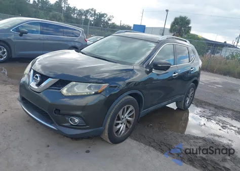 2014 Nissan Rogue Sl from USA, damaged, VIN 5N1AT2MT4EC863607